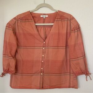 Comfy Madewell 3/4 sleeve shirt